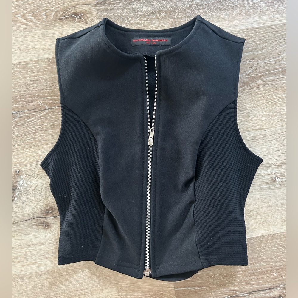 Charles Ancona Black Vest